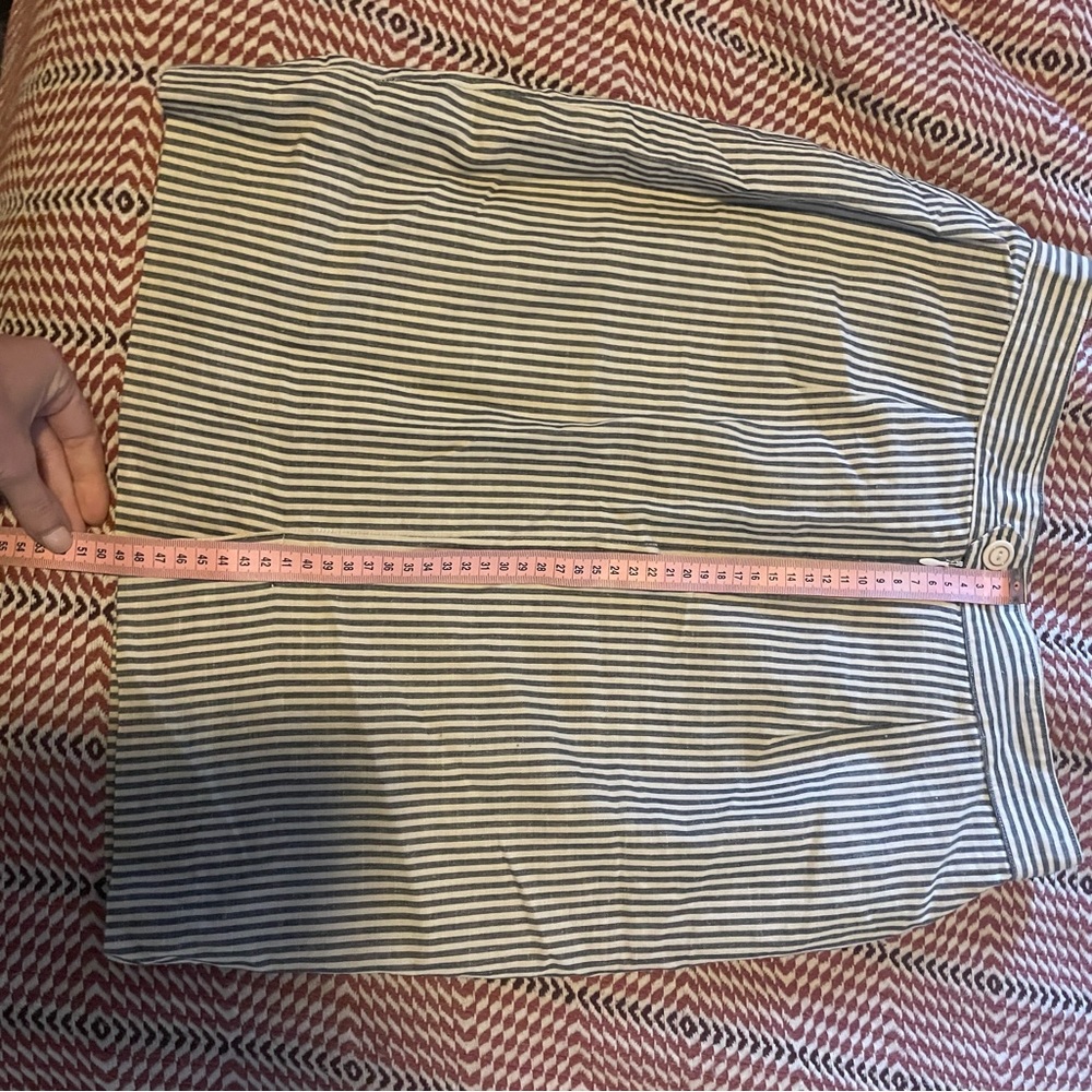 Vintage PUCCI Pencil Skirt (in Blue & Ivory Stripe)